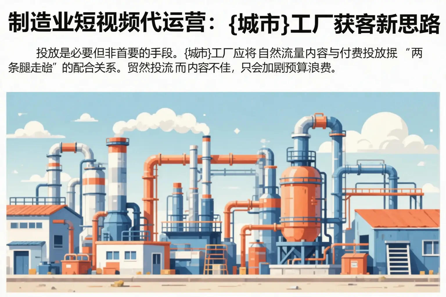 制造业短视频代运营：墨脱工厂获客新思路